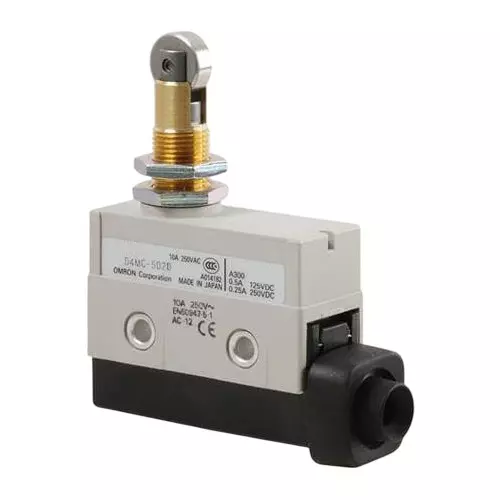 Sibass Electric SE-D4MC Type Micro Switch Top Push Rod with Metal Roller A Type and CE Mark, SE-D4MC-5020 (Pack of 200)
