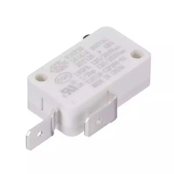 Honeywell Chassis Mount Micro Switch SPST-NO 250 V AC Quick Connect Termination 16 Amp, V15T16-C2P200-01
