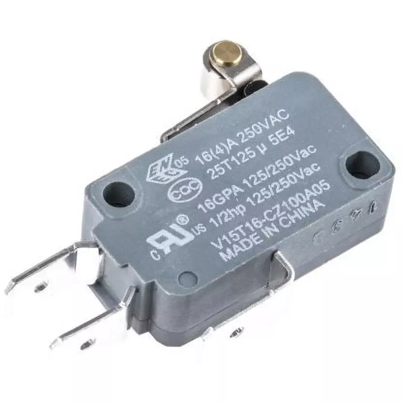 Honeywell Micro Switch 16 Amp @250 Vac Contact Current Rating 0.98 N Operating Force, V15T16-CZ100A05