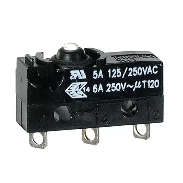 Honeywell Chassis Mount Micro Switch SPDT 250 V AC Solder Lug Termination 6 Amp, ZW50F15AD1