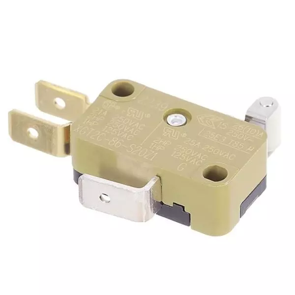 SAIA-BURGESS Chassis Mount Micro Switch SPDT 250 V AC Quick Connect Termination 26 Amp, XGT2C-86-S20Z1