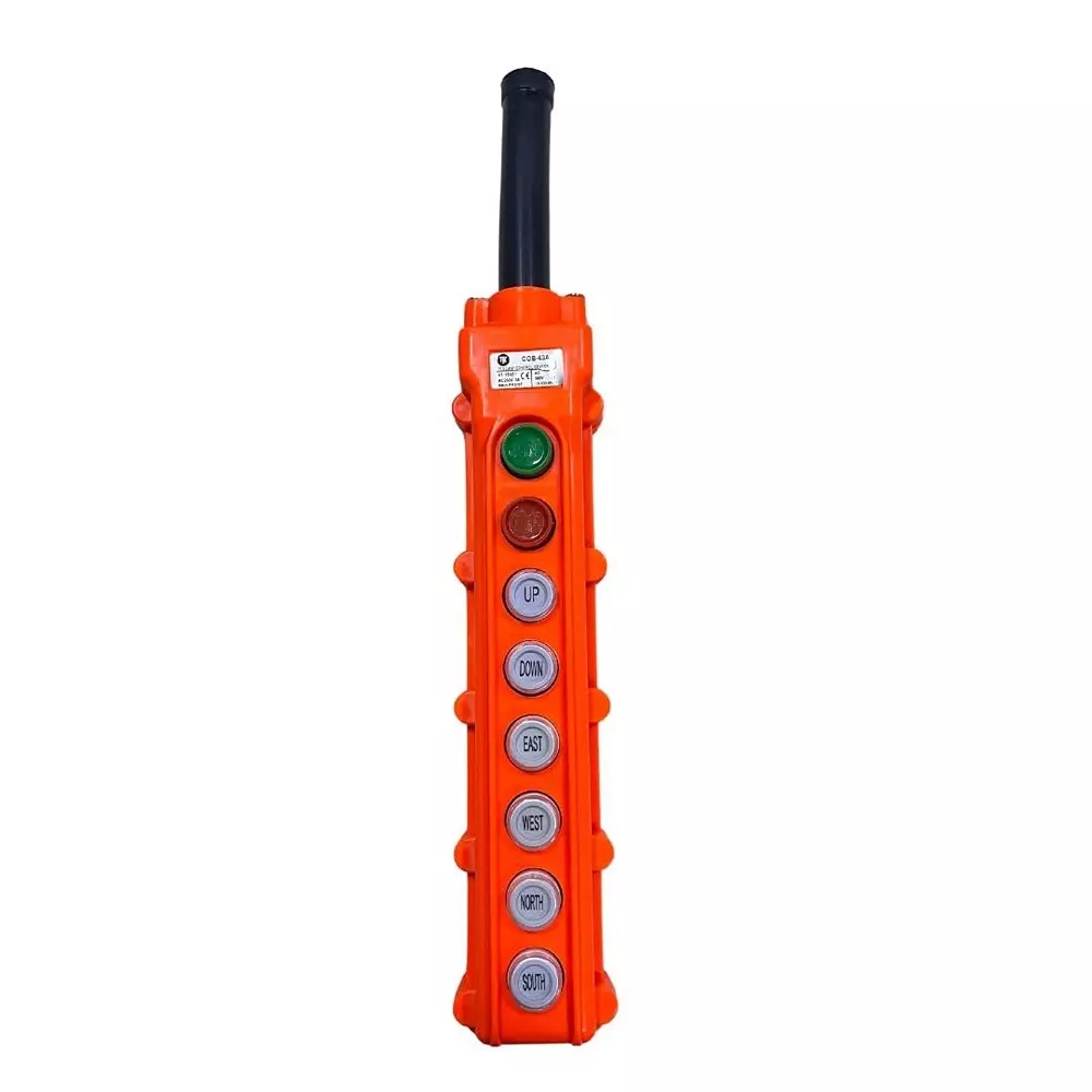 FTC Pendant Control Station 8-Way COB On, Off, Up, Down, Left, Right, Rev, Fwd Operating Function, FCOB 63A