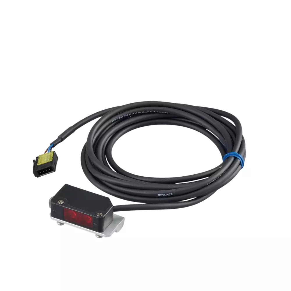 SUS Photoelectric Sensor 2 m Cable Length 0.1 m Detection Distance Keyence Manufacturer, SUC-561
