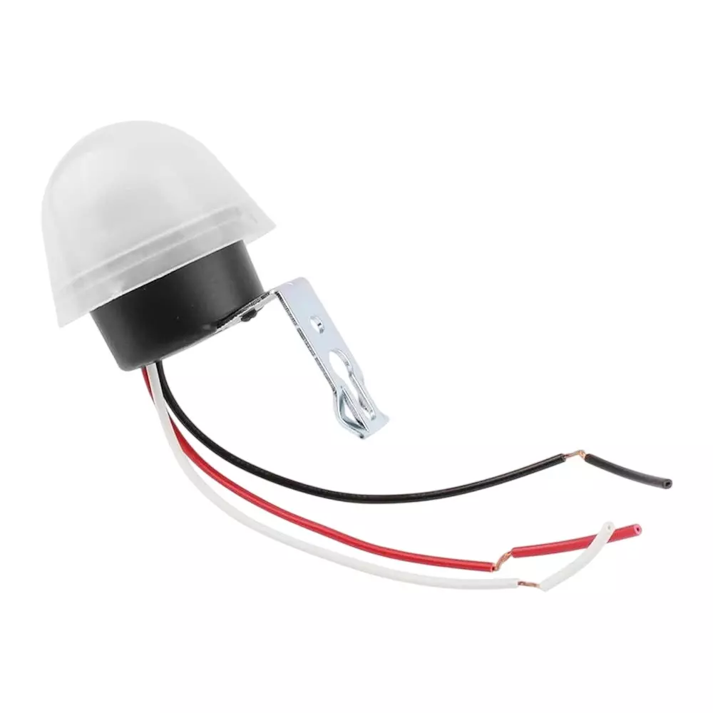 amiciSmart Photocell Sensor Automatic On/Off Light Control 220 VAC 10 A for Street Lights & Outdoor Lighting