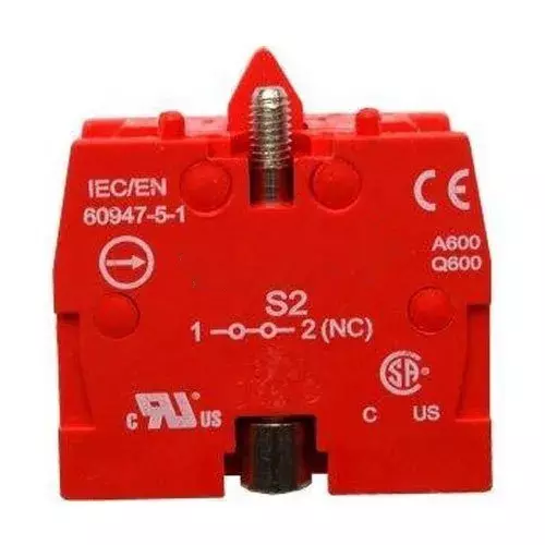 Sibass Electric Element NC Type with CE Mark for Push Button SQD Type Harmony Series, SE-TB5-102 (Pack of 300)