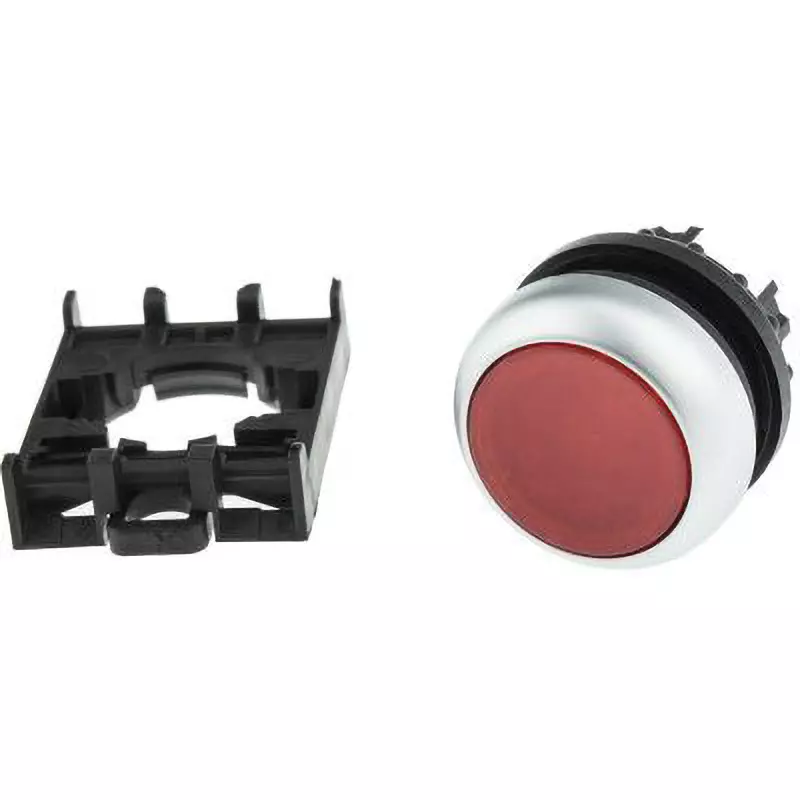 EATON Pushbutton Head [Push] Round / Round illumination type Button Shape 22.0 Cutout Diameter, M22-DL-R+M22-A