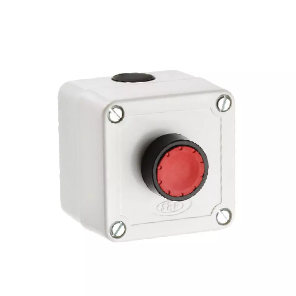 SRP One Way Switch Unit with Pushbutton Rubber & ABS Plastic White, SRP PB 02 (Pack of 150)