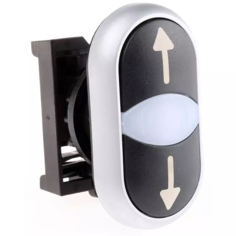 EATON Pushbutton Head [Push] Round / Oval Button Shape 22.0 Cutout Diameter, M22-DDL-S-X7/X7+M22-A