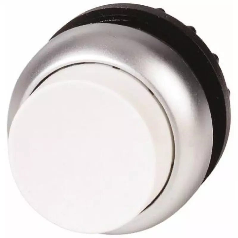 EATON Pushbutton Head [Push] Round / Round Button Shape 22.0 Cutout Diameter, M22-DH-W+M22-A