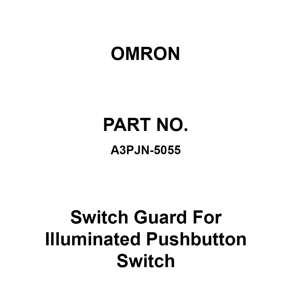 Omron Switch Guard For Illuminated Pushbutton Switch, A3PJN-5055