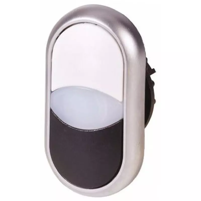 EATON Pushbutton Head [Push] Round / Oval Button Shape 22.0 Cutout Diameter, M22-DDL-WS+M22-A