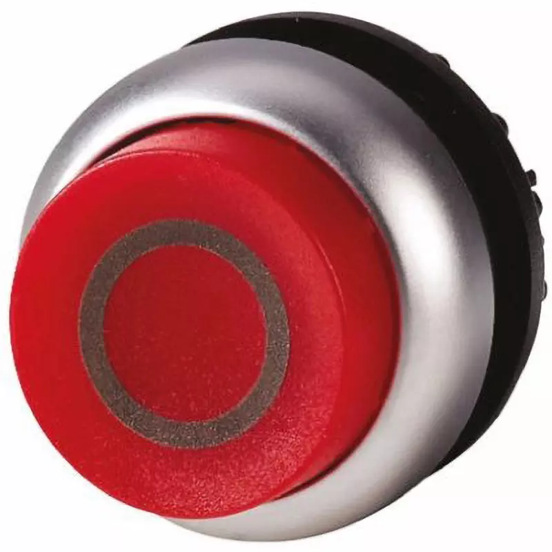 EATON Pushbutton Head [Push] Round / Round Button Shape 22.0 Cutout Diameter, M22-DLH-R-X0+M22-A