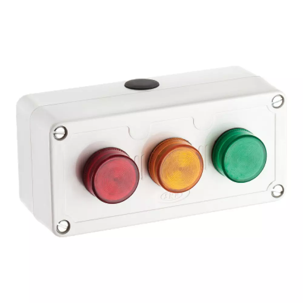 SRP Indicator Unit ABS Plastic Red, Yellow & Green, SRP PB 10 (Pack of 60)