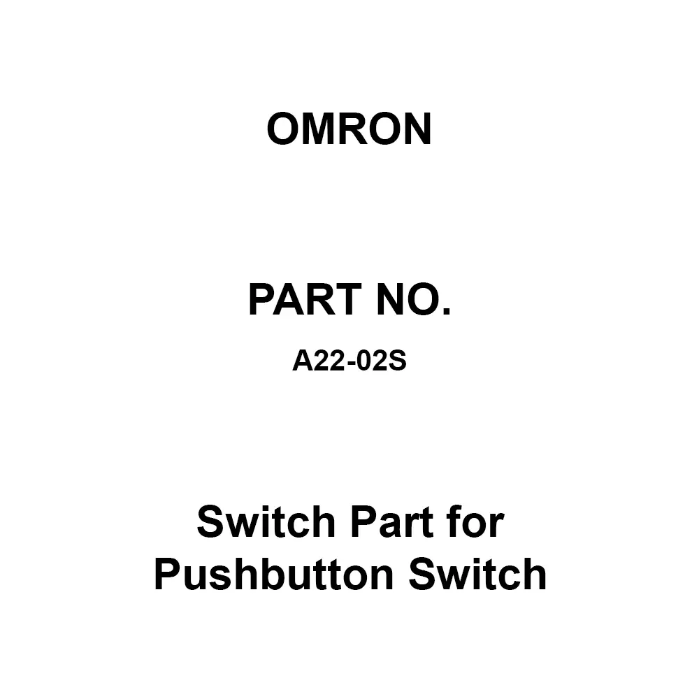 Omron Switch Part for Pushbutton Switch