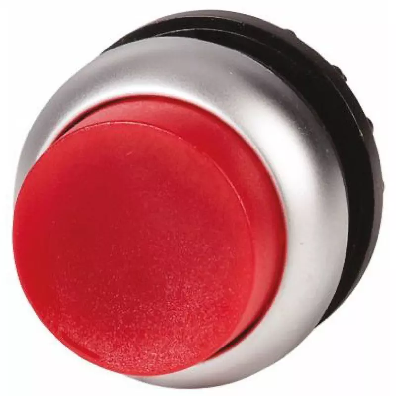 EATON Pushbutton Head [Push] Round / Round Button Shape 22.0 Cutout Diameter, M22-DLH-R+M22-A