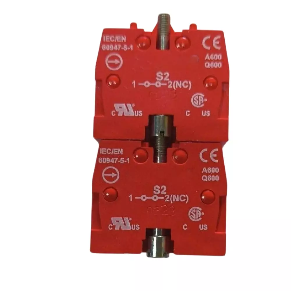 Sibass Electric Element 2NO/2NC Type with CE Mark for Push Button Hanyoung Type 30 mm Diameter, SE-PB E (Pack of 300)
