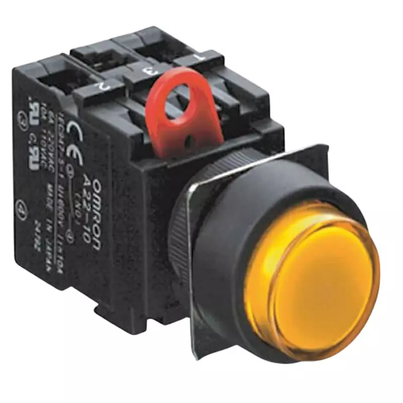 Omron Switch Part for Pushbutton Switch 1A Momentary Operation, A22L-10M-T2