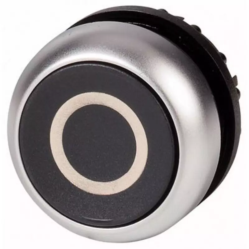 EATON Pushbutton Head [Push] Round / Round Button Shape 22.0 Cutout Diameter, M22-D-S-X0+M22-A