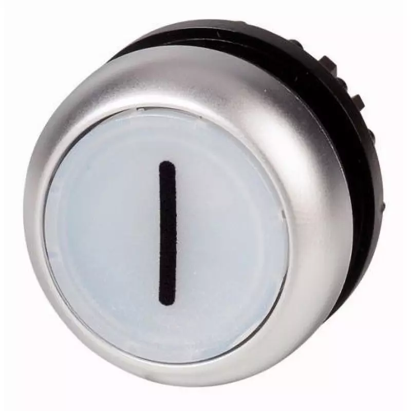 EATON Pushbutton Head [Push] Round type / Embedded type Button Shape 22.0 Cutout Diameter, M22-DRL-W-X1