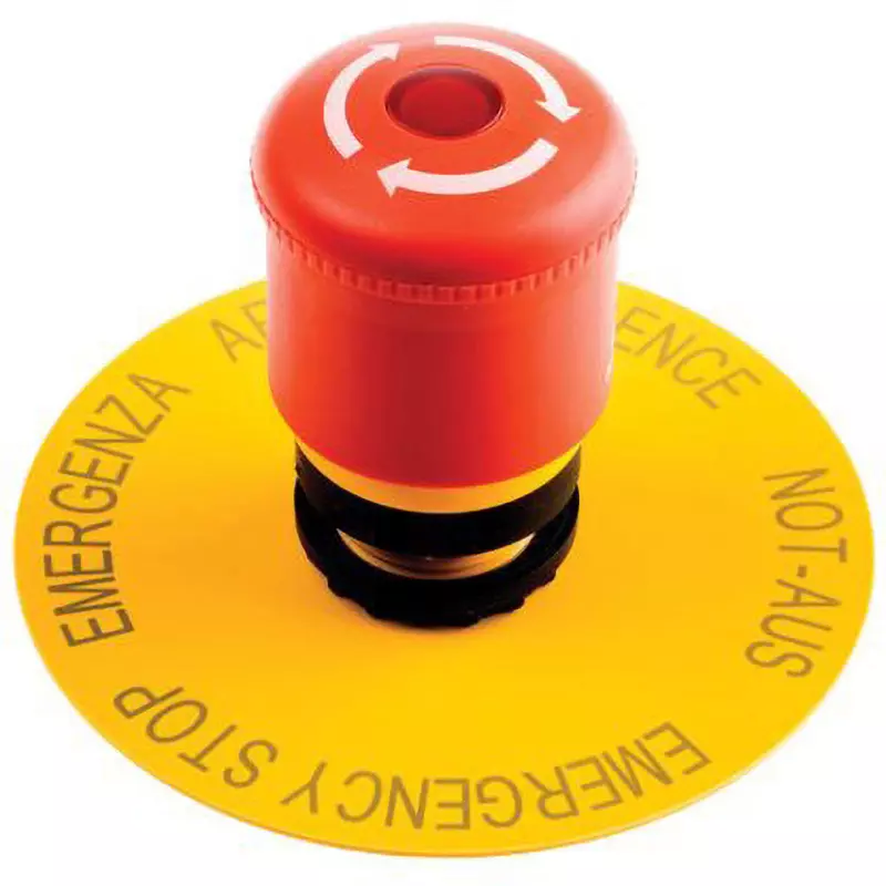 EATON Pushbutton Head [Push] Dome mushroom type Button Shape 22.0 Cutout Diameter, M22-PVLT+M22-A+M22-XAK1