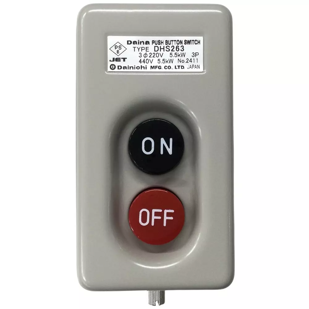 Dainichi Exposure Type Push Button Switch Body 3P 5.5 kW