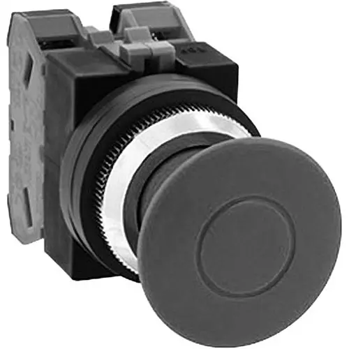 IDEC TWS Non-illuminated Push Button Switch Black, AYS3120NB