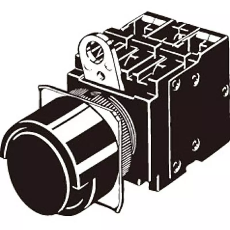 Omron Pushbutton Switch 1a Contact Configuration Φ22/25 mm with LED Illumination Pressure Reduction Unit, A22L-HG-T2-10A