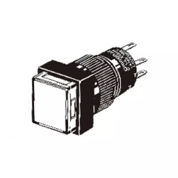 Omron Small Pushbutton Switch Φ12 mm Mounting Hole Diameter, A3CA-90E0-R