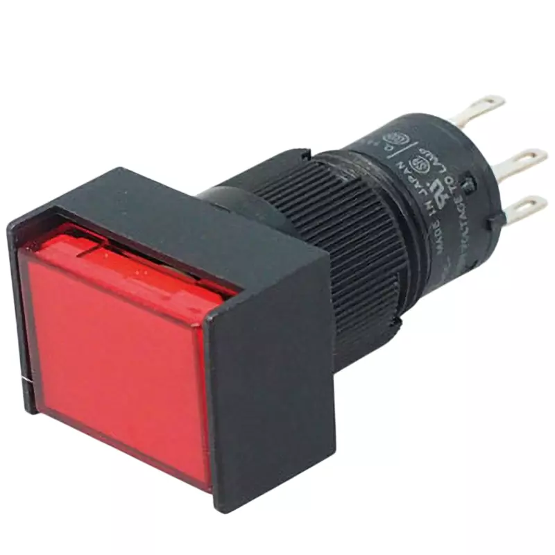 Omron Small Pushbutton Switch Φ12 mm Mounting Hole Diameter, A3CJ-90E1-24ER