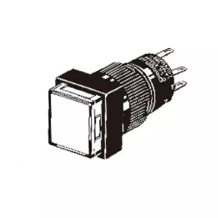 Omron Small Pushbutton Switch Φ12 mm Mounting Hole Diameter, A3CA-90B0-Y