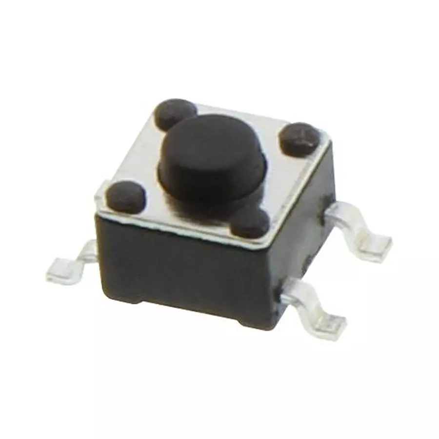 E-SWITCH TACTILE SW, SPST, 0.05A, 12VDC, SOLDER, TL3305AF160QG.