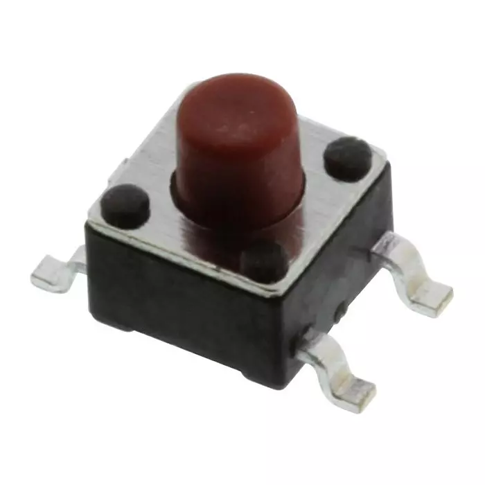 E-SWITCH TACTILE SW, SPST, 0.05A, 12VDC, SOLDER, TL3305BF260QG.