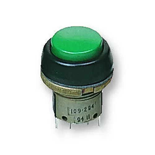 ITW SWITCHES Switch, Raised, Green, 250V, 10A, 76-9420/439088G
