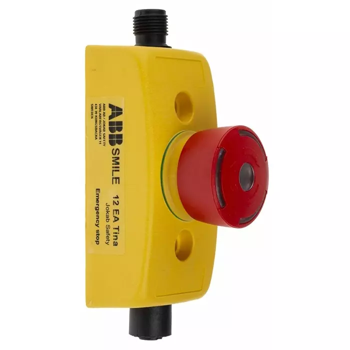 ABB - JOKAB Smile 12 EA Tina Series Twist Release Illuminated Emergency Stop Push Button Panel Mount IP65, 2TLA030050R0200Smile 12 EA Tina