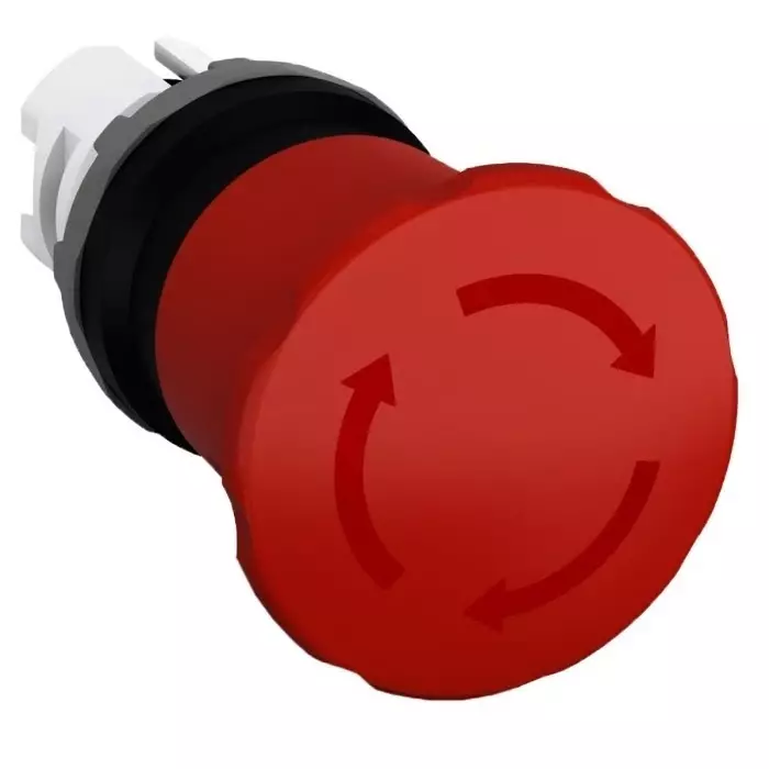 ABB 1SFA Series, Twist Release, Emergency Stop Push Button Head 30 x 48.3 x 96mm Diameter, 1SFA611523R1001MPET4-10R