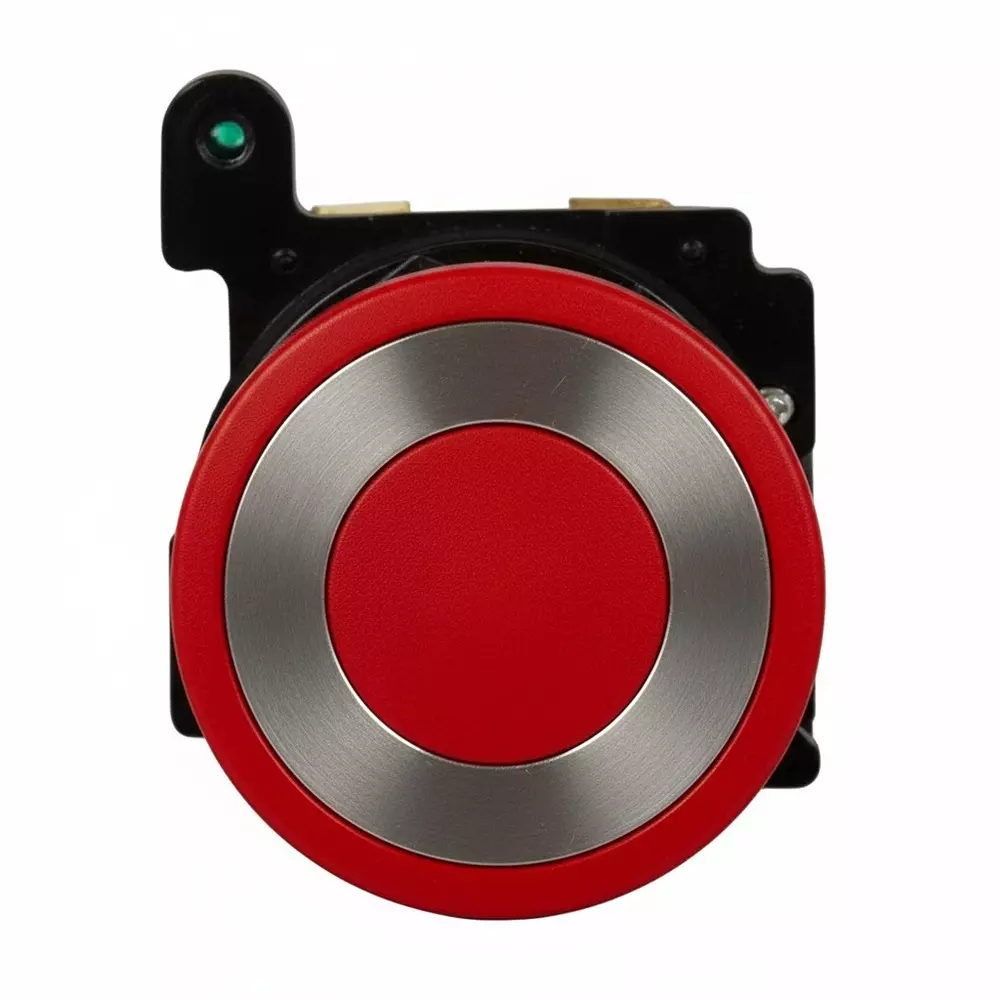 EATON Mushroom Button Emergency Stop Switch 1 NO + 1 NC Panel Mount Screw Termination, E34GDBC2N8-1X