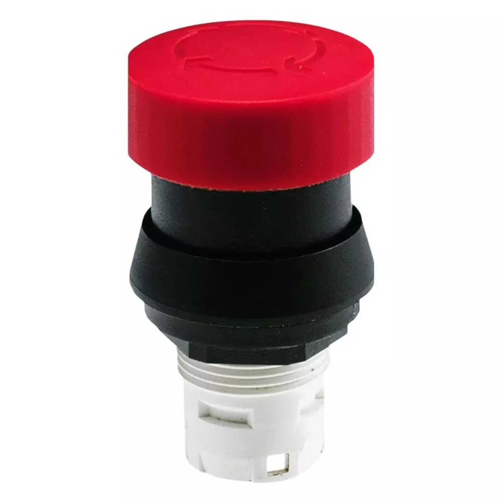 RAFI Emergency Stop Switch Non-Illuminated Panel Mount Contact Termination, 1.30.074.121/0301