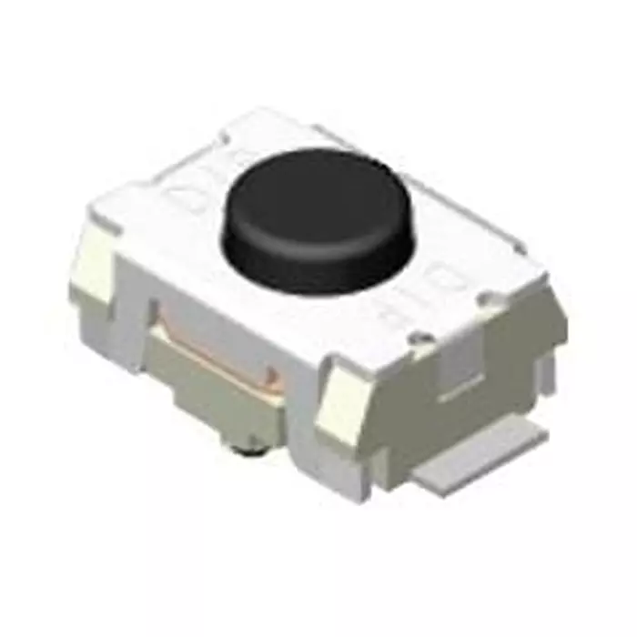 Diptronics Tactile Switch Non-Illuminated Solder Pad Termination 50 mA Square Actuator 12 V DC, MPTCLGP2-Q-T/R