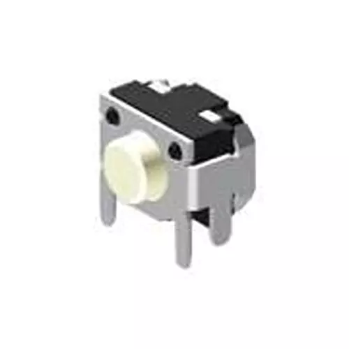 Diptronics Tactile Switch Non-Illuminated Solder Pin Termination 50 mA Round Actuator 12 V DC, TAFG1-12WQR