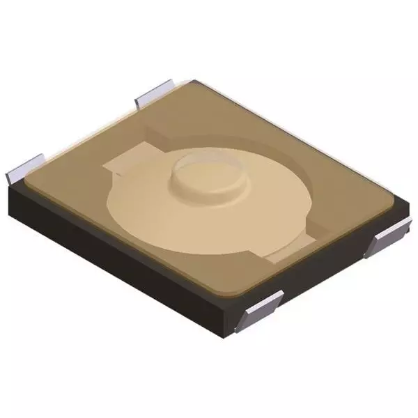 Diptronics Tactile Switch Non-Illuminated Solder Pad Termination 50 mA Round Actuator 12 V DC, T3AL-23S-Q-T/R