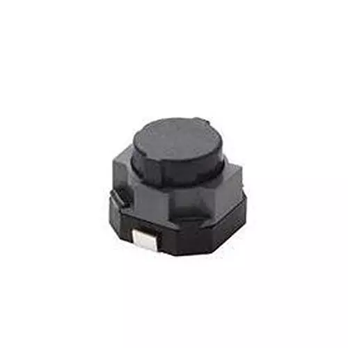 Panasonic Tactile Switch Non-Illuminated Gull Wing Lead Termination 50 mA Round Actuator 12 V DC, EVP-ASKC1A
