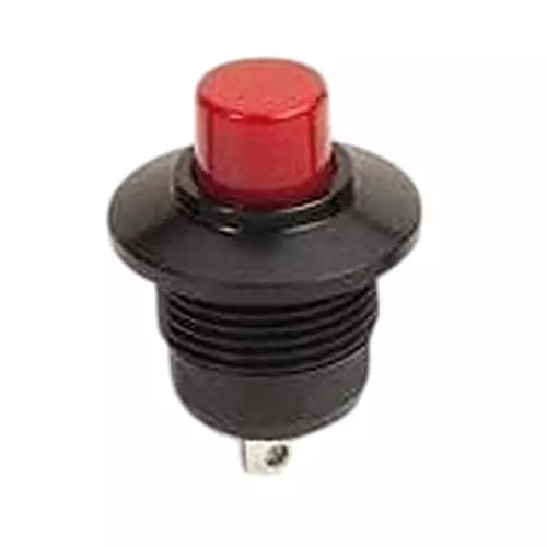 Otto Alternate Action Standard Switch Non-Illuminated Solder Lug Termination 5 Amp Round, Flat Actuator 28 V DC, P5-315222