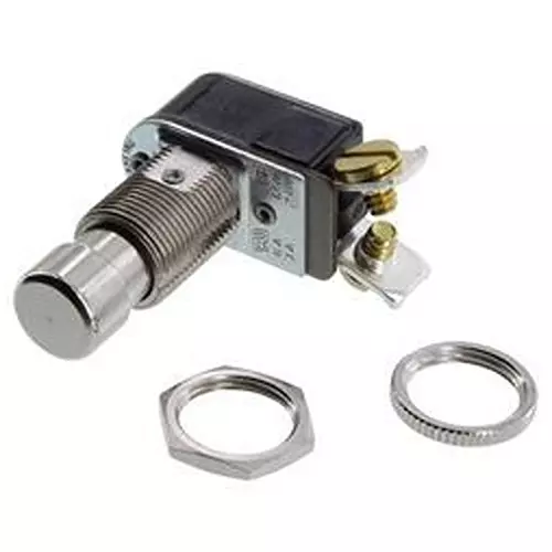 CARLING TECHNOLOGIES Switch, Pushbutton, Spst, 6A, 250V, 110-Sp