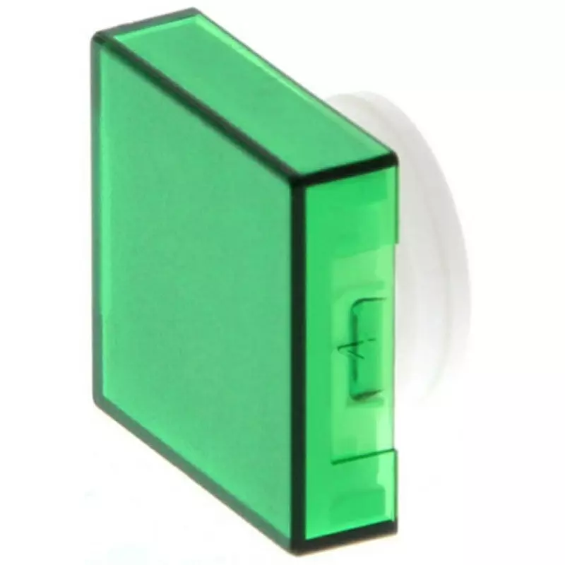 Omron Pushbutton Switch Square Green, A16L-AG