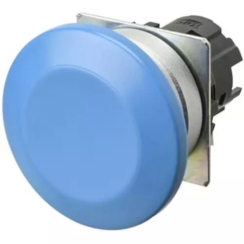 Omron Pushbutton Switch Momentary Mushroom Blue, A22NZ-MMM-NAA