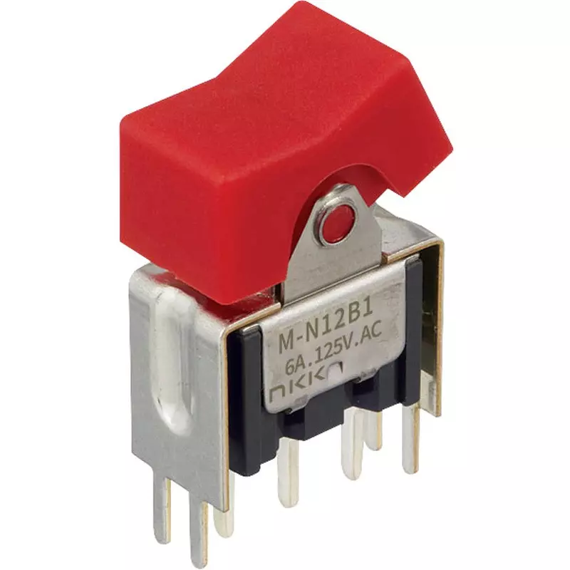 NKK SWITCHES Rocker Switch 1 Pole Sold Separately Mechanism, M-N19B4N