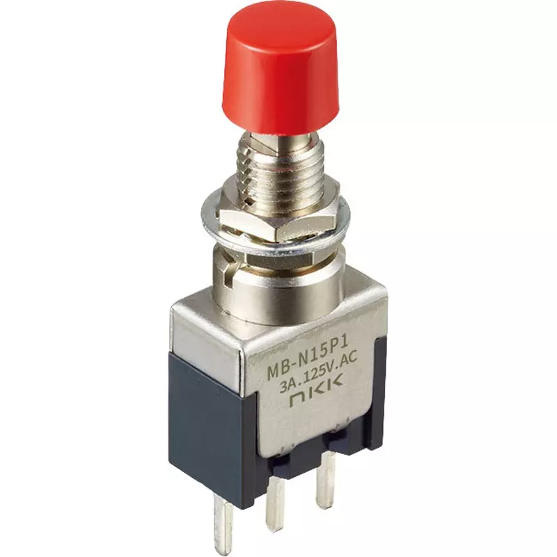NKK SWITCHES Pushbutton Switch 2 Pole, MB-N25B1S