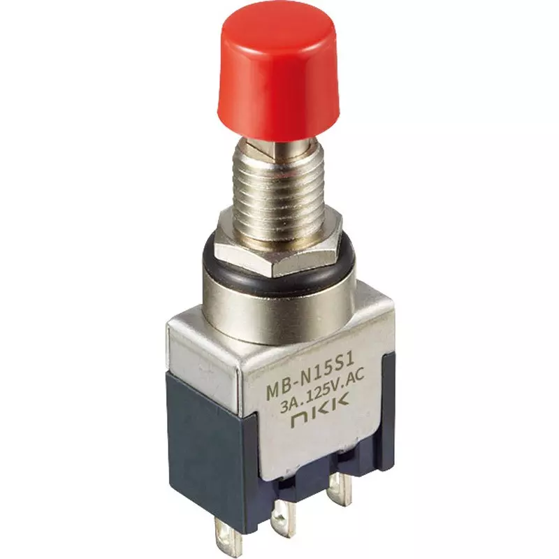 NKK SWITCHES Pushbutton Switch 4 Pole, MB-N42S1W