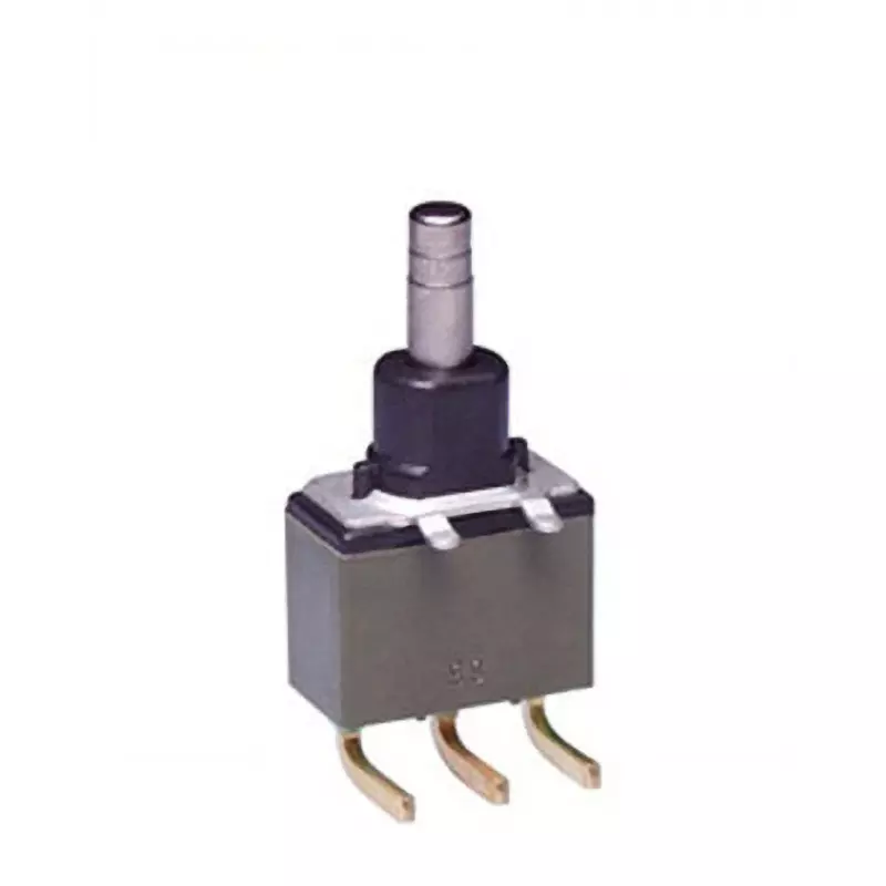 NKK SWITCHES M2 Push Button Switch Printed Circuit Board Right Angle Single Pole Double Throw, M2B-15AAH4