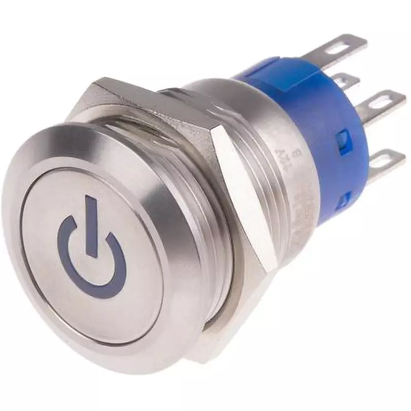RS PRO Push Button Switch AC 250 V Rated Voltage Round Type Actuator, 111-5803
